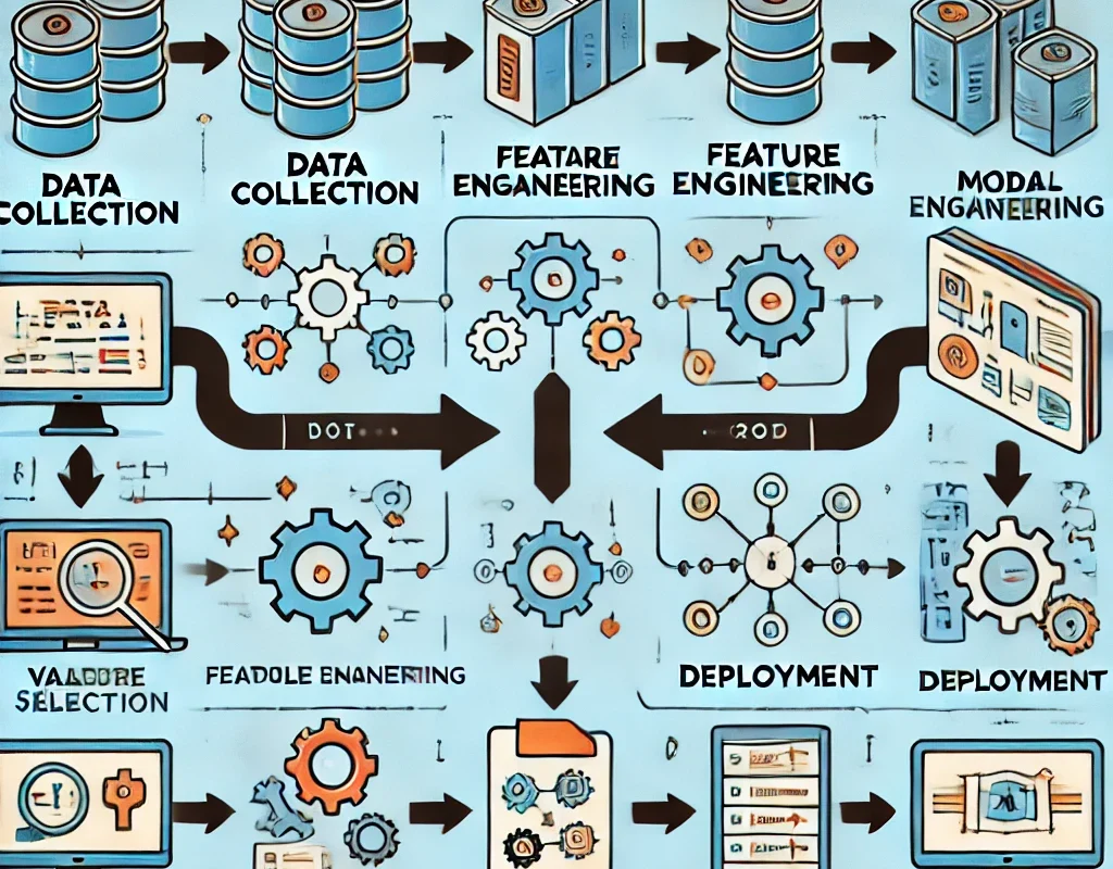 Overview of a step-by-step guide on building a machine learning pipeline from scratch