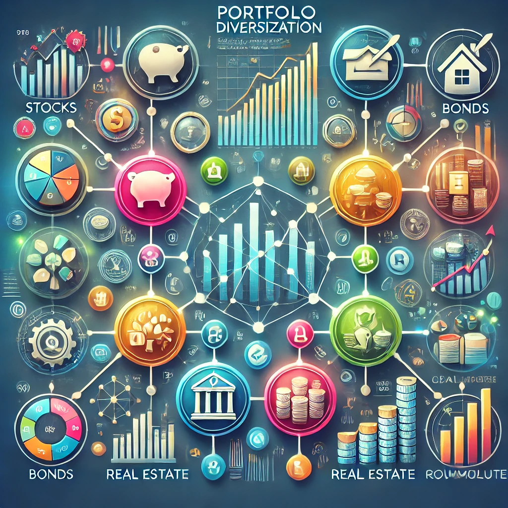 How to diversify your investment portfolio for long-term gains illustration