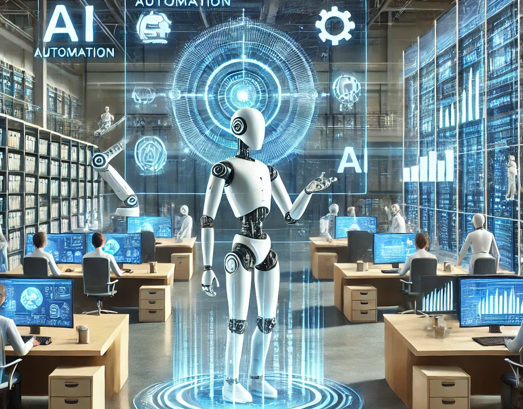 AI automation streamlining business processes for operational efficiency