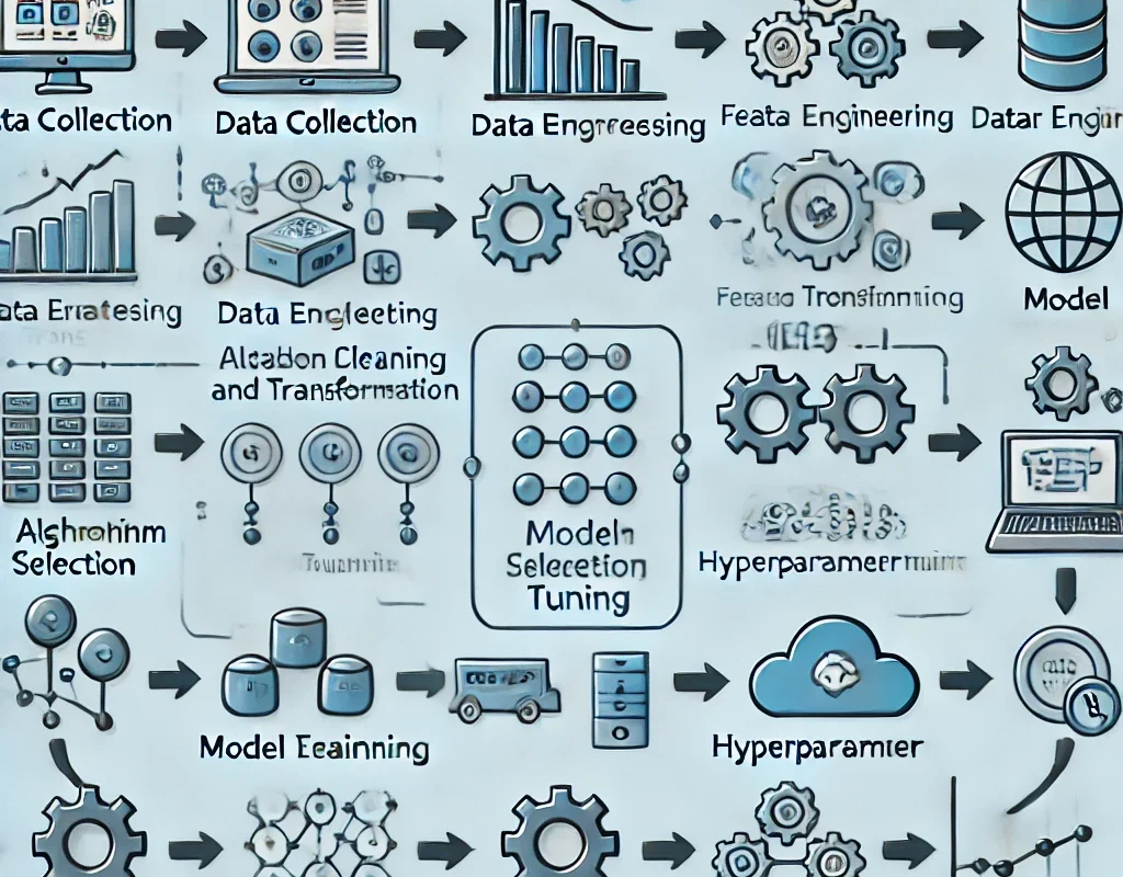 A detailed step-by-step guide on how to train machine learning models effectively