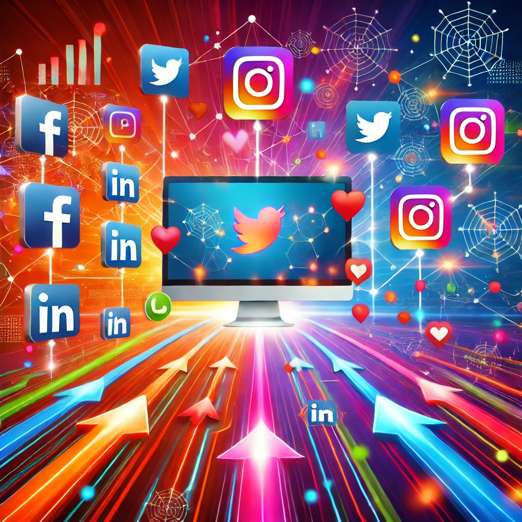 Social media marketing strategies driving website traffic